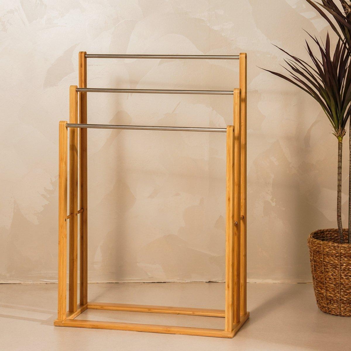 Buy Fina towel rack natural in Kuwait