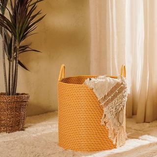 Buy Paris laundry basket natural 40x38 cm in Kuwait