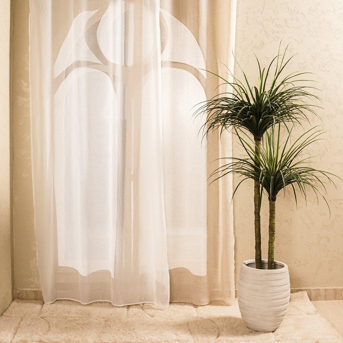 Buy Eliza voile curtain white 140x300 cm in Kuwait