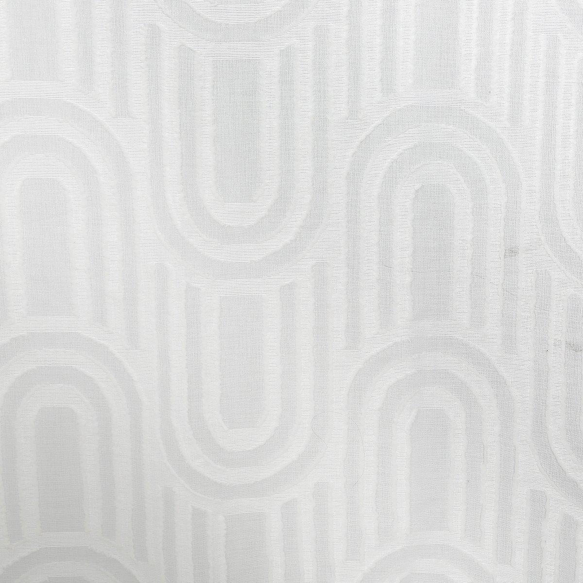 ستارة ديكور فوال بيضاء 140×300 سم