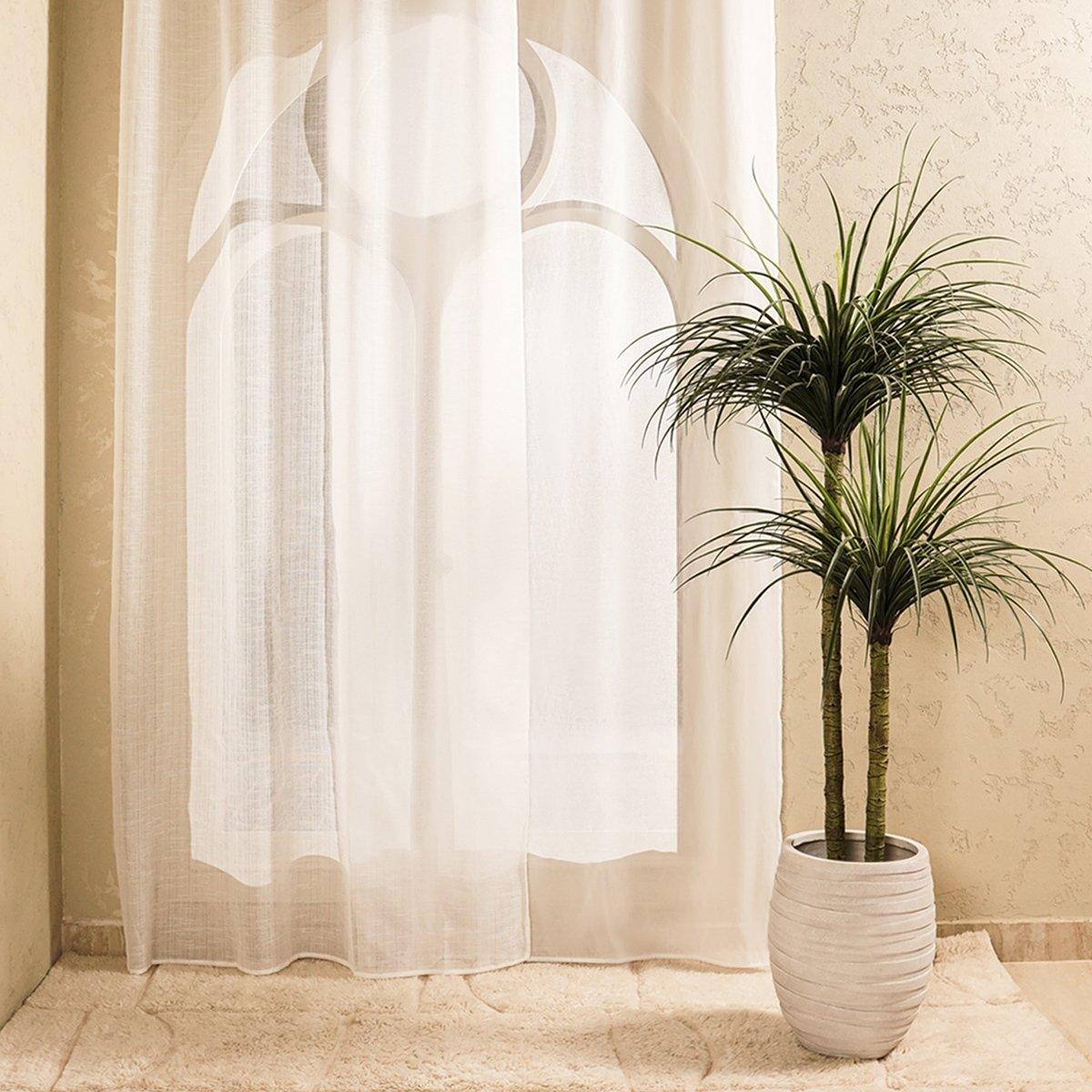 Buy Anabel voile curtain white 140x300 cm in Kuwait