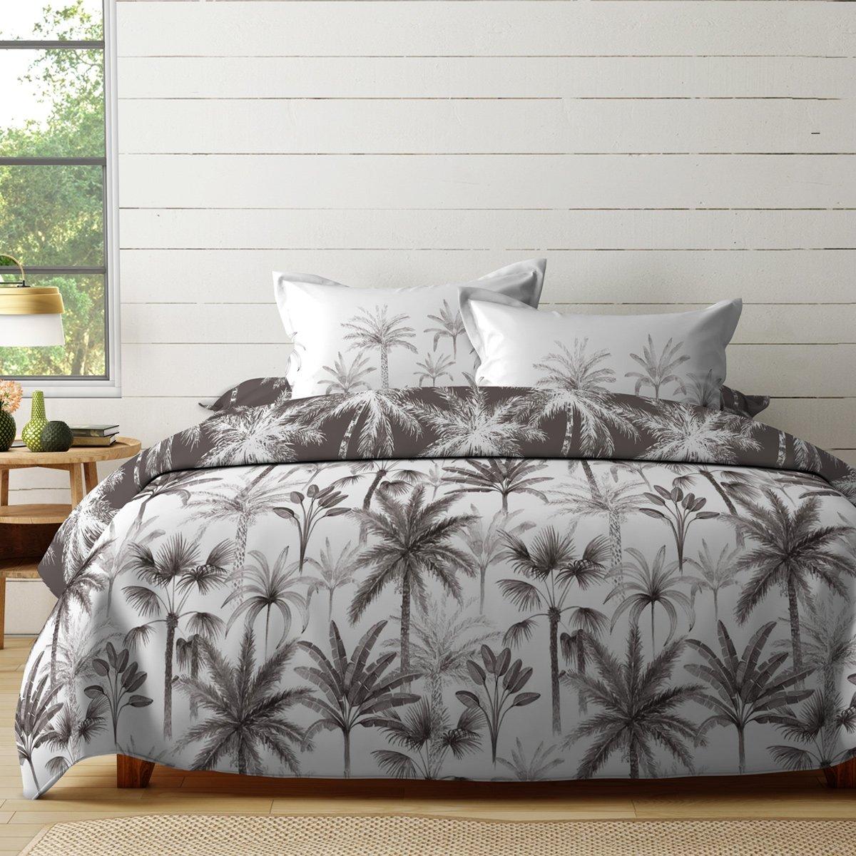 Nakhal 5 Pcs Comforter Set Grey 240X260 cm