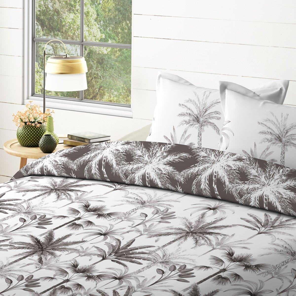 Nakhal 5 Pcs Comforter Set Grey 240X260 cm
