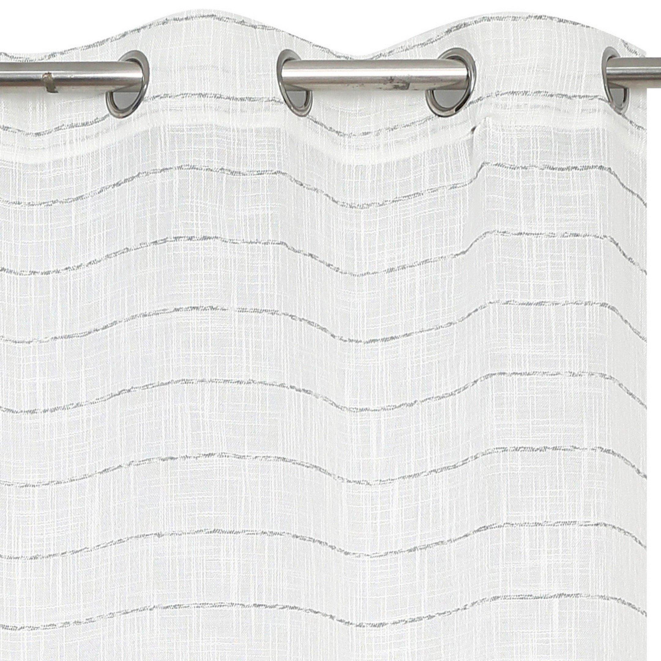 Lee Voile Curtain Pair White 140 X 300 cm  