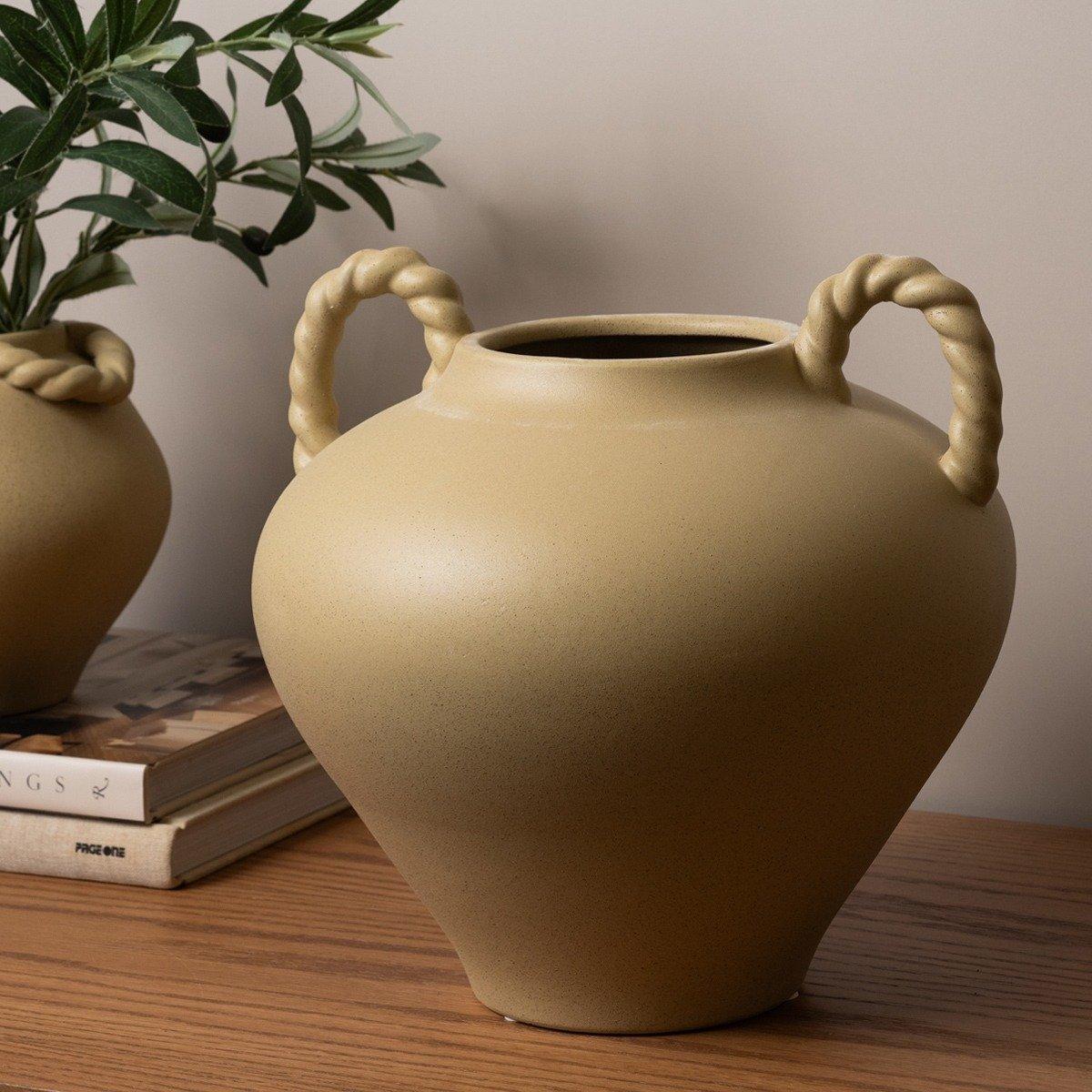 Merill Vase Beige 30.5X30X29.7 cm