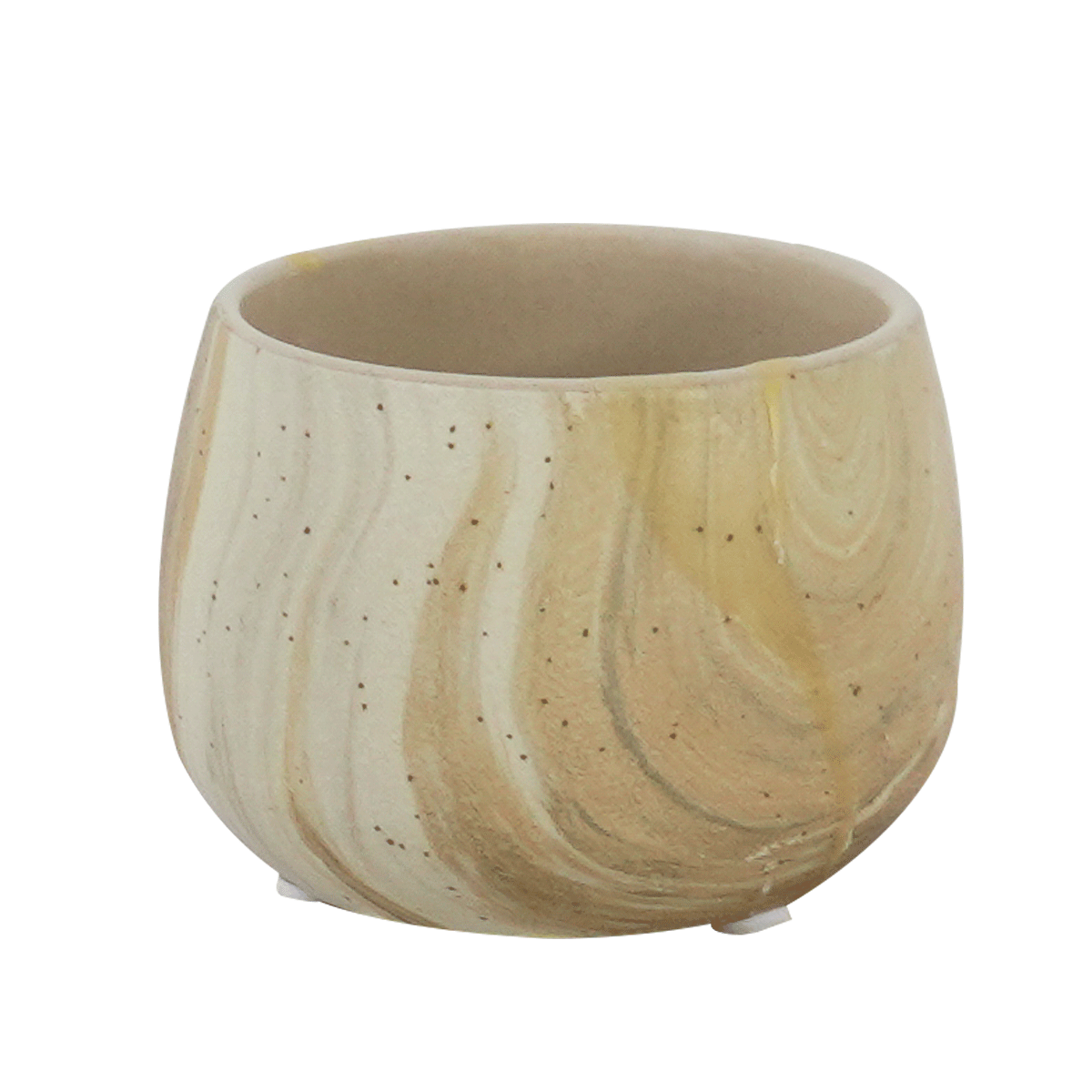 Dubbie Pot Beige 9X9X6.7 cm