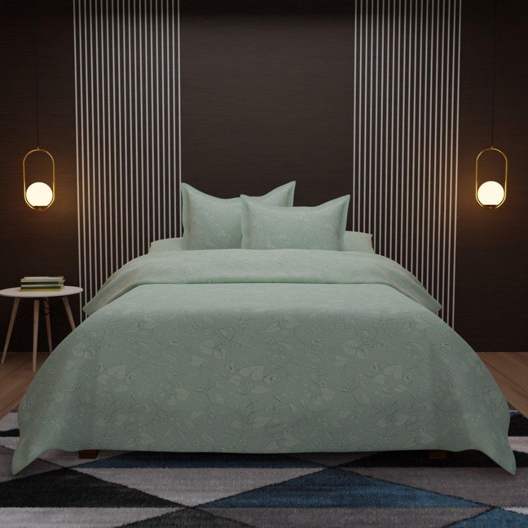 Plant 5Pcs Comforter Set Beige 240X260 cm