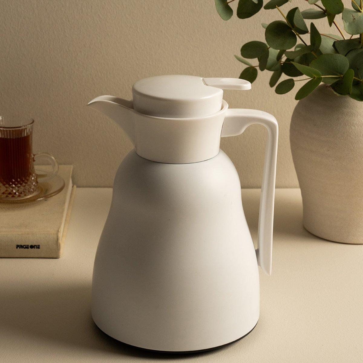 Kristall Stainless Steel Coffee Server White 1 Litre