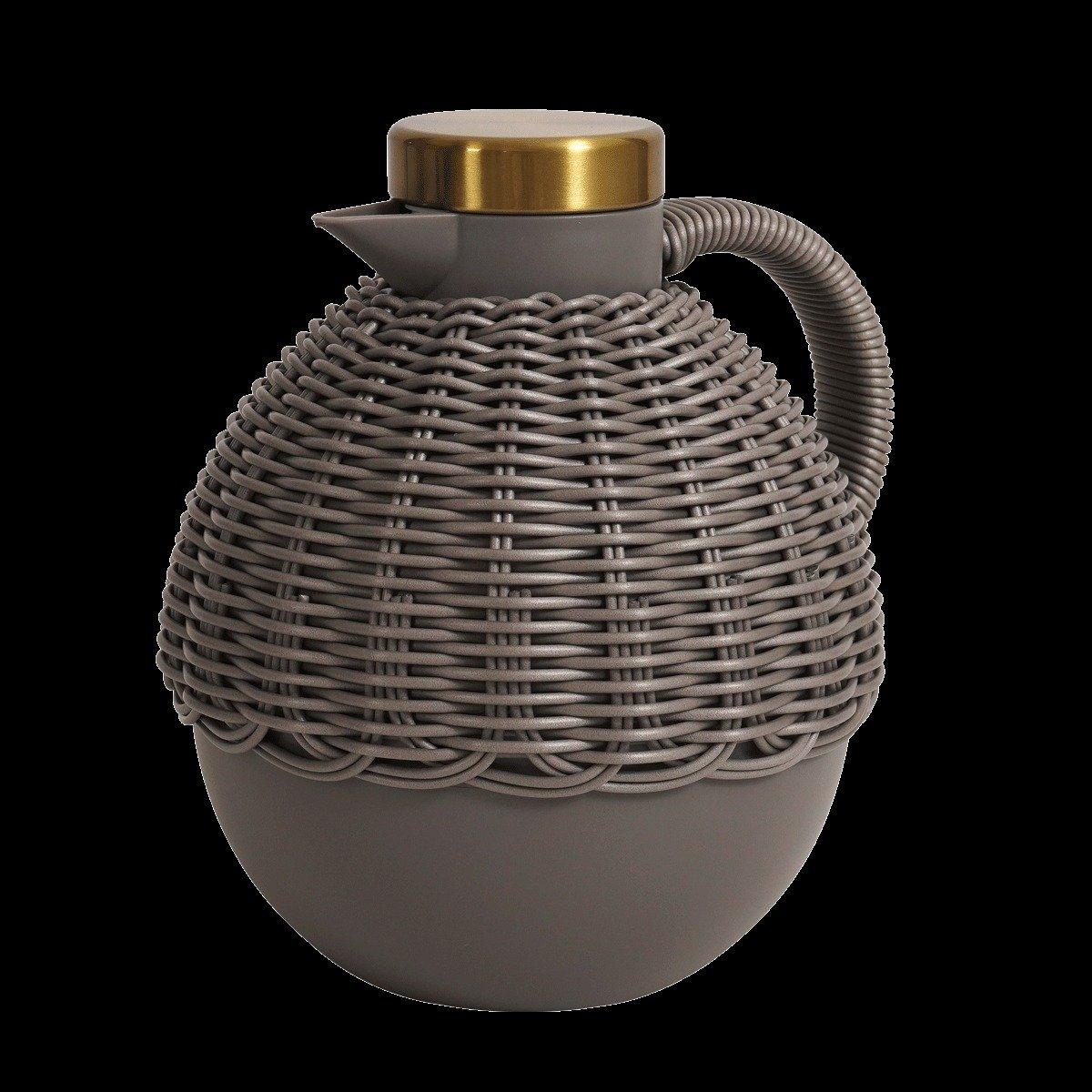 Rattan PP Coffee Server Grey 1 Litre