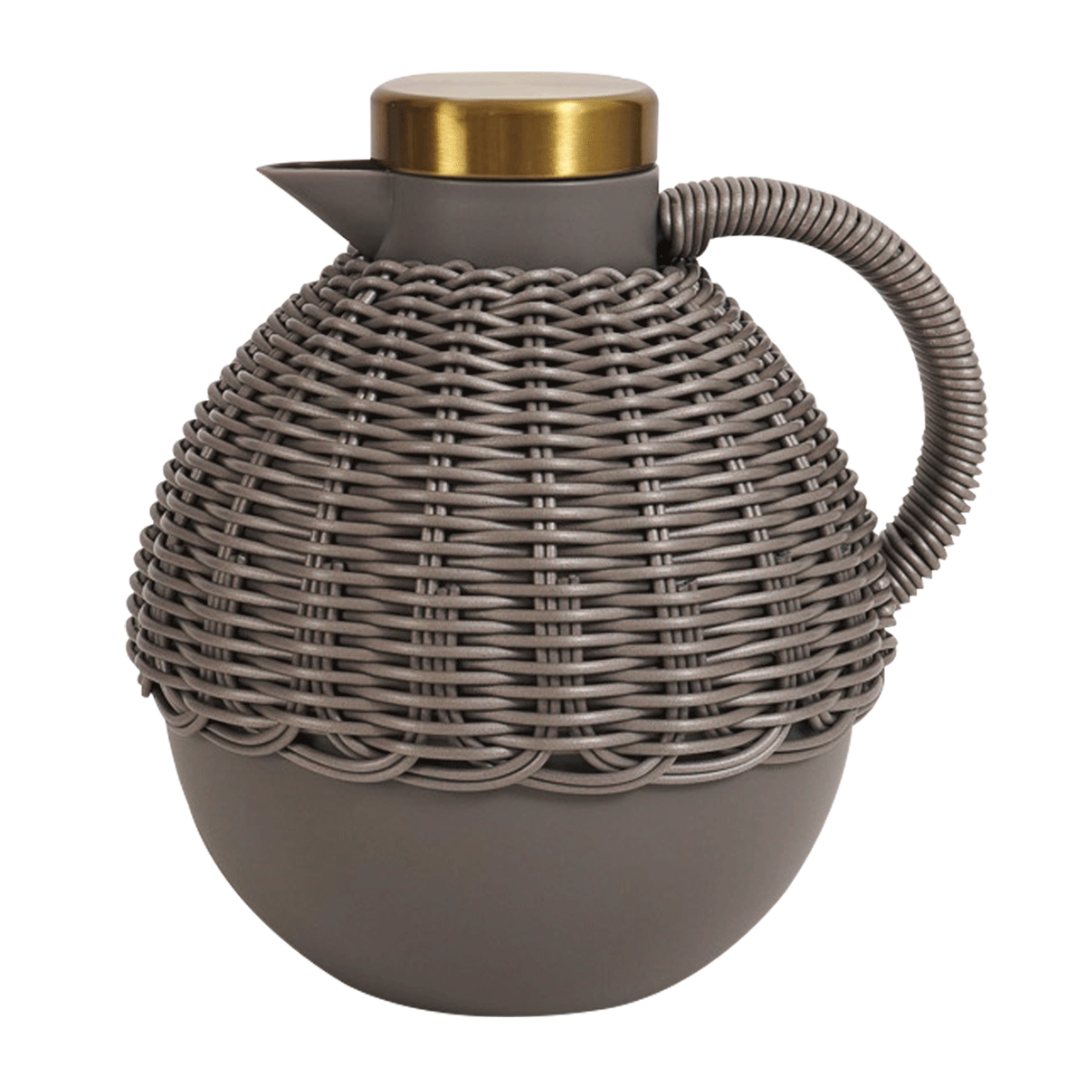 Rattan PP Coffee Server Grey 1 Litre