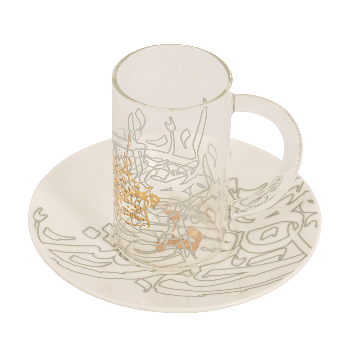 Lamatna New Bone Istikana Set 6Pcs Gold