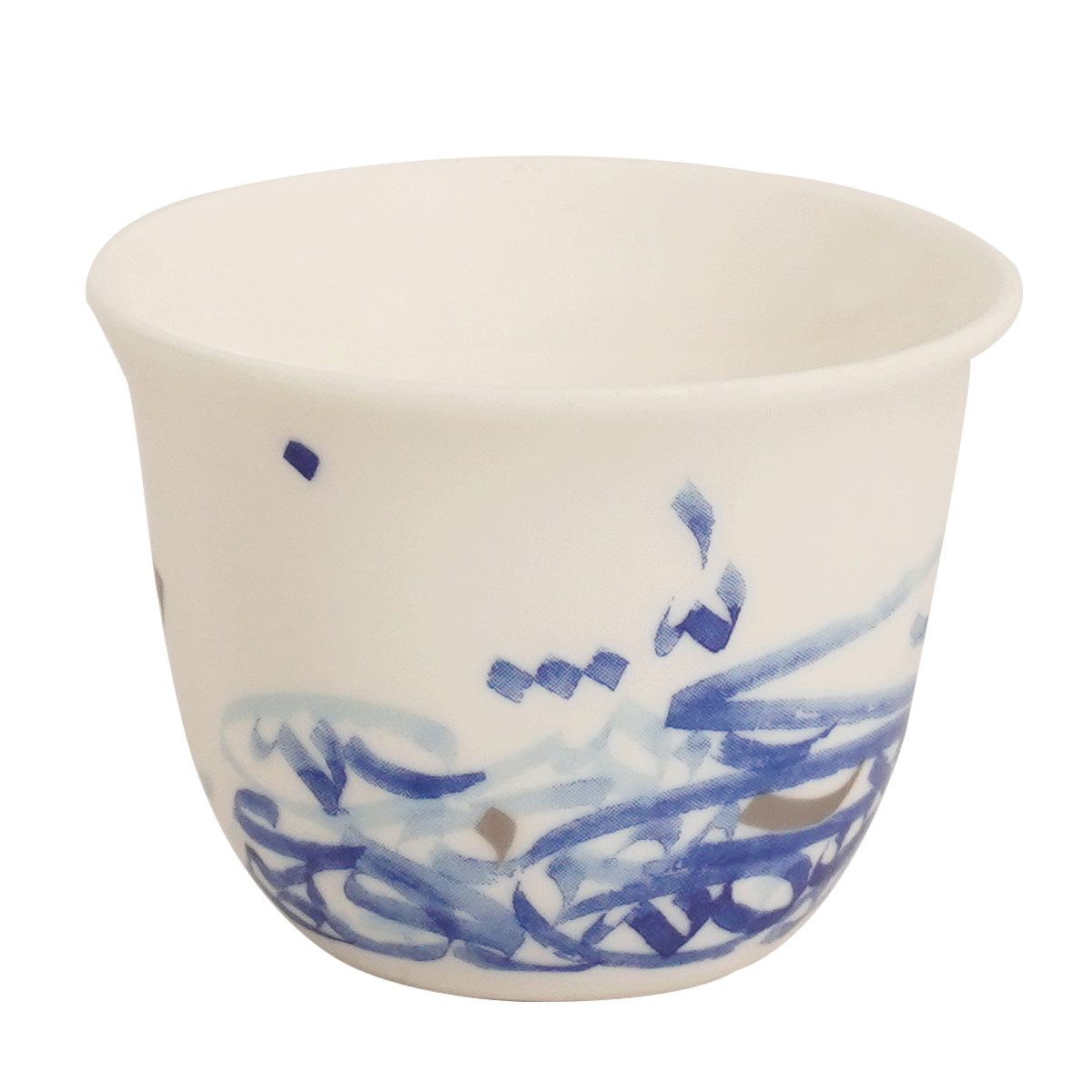 Almidad New Bone Gahwa Cup Set 6Pcs Blue