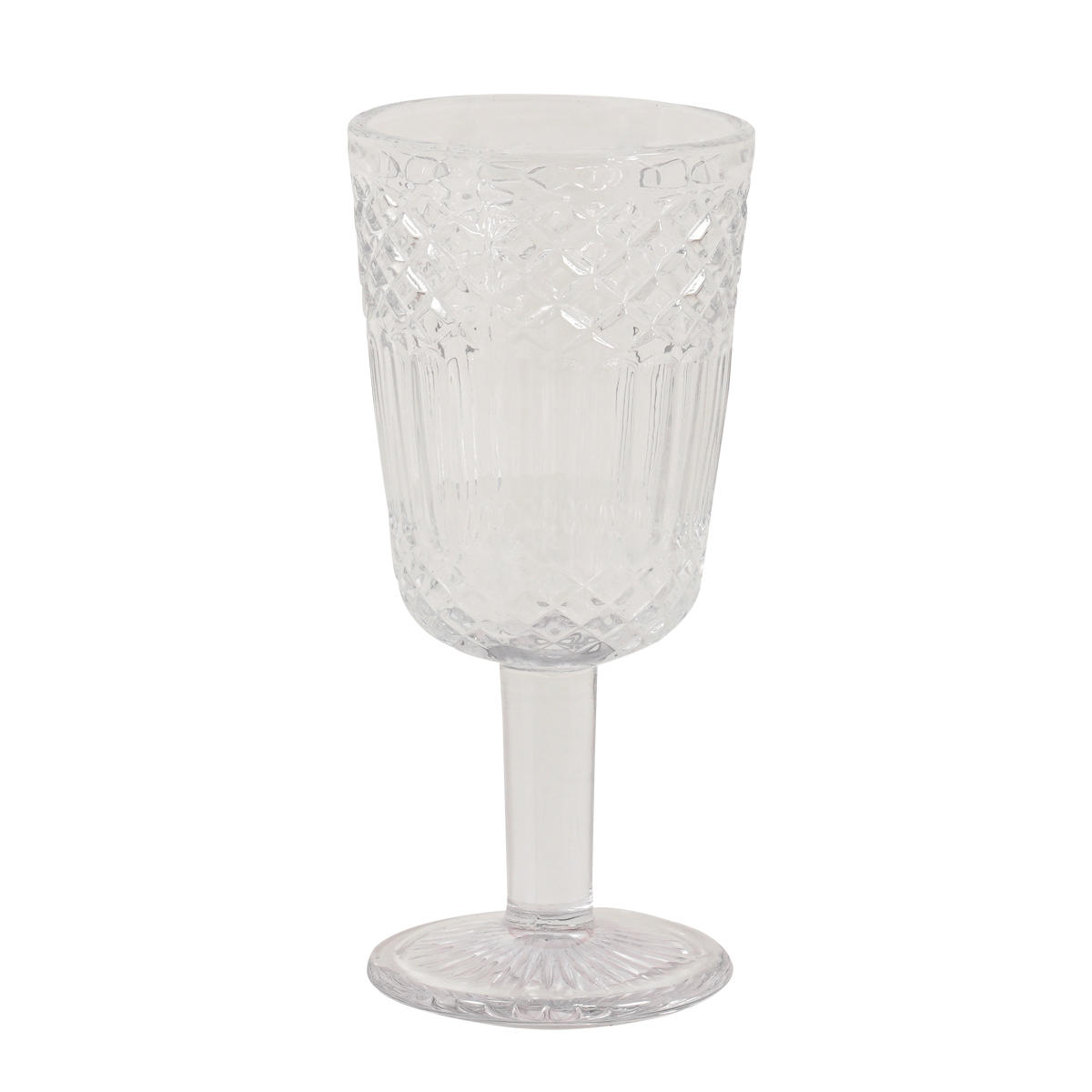 كأس زجاجي دايموند شفاف 310 مل