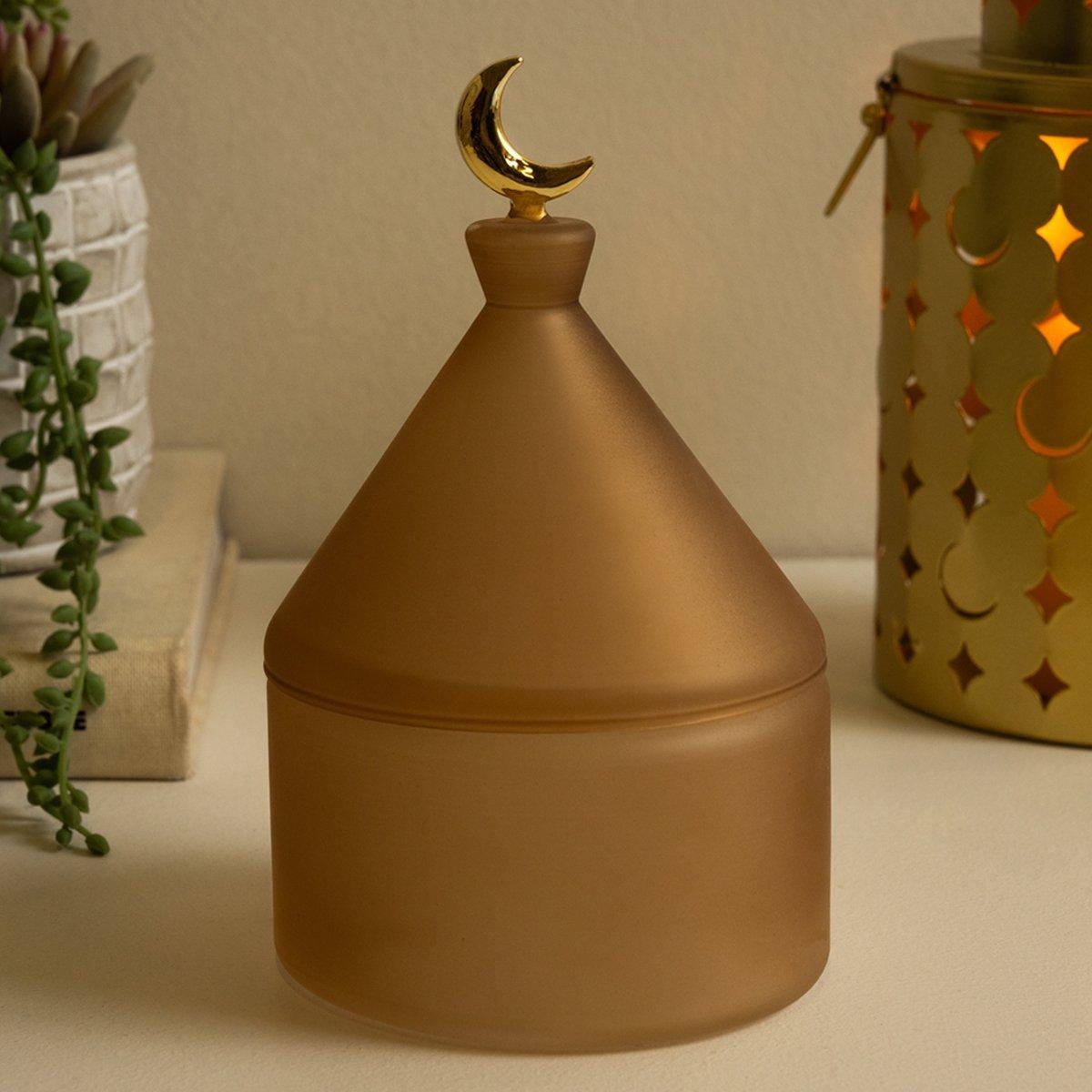 Gamrah Deco Jar Cream D:10.5X H:17.7 cm