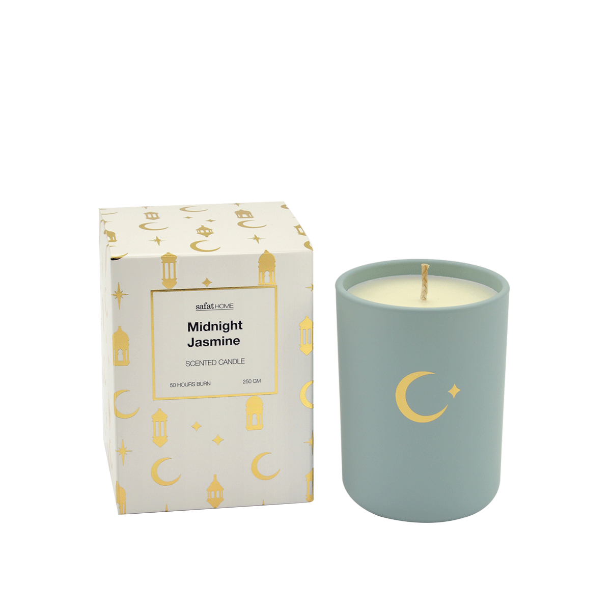 شمعة مُعطرة برائحة الياسمين الليلي 250 جم