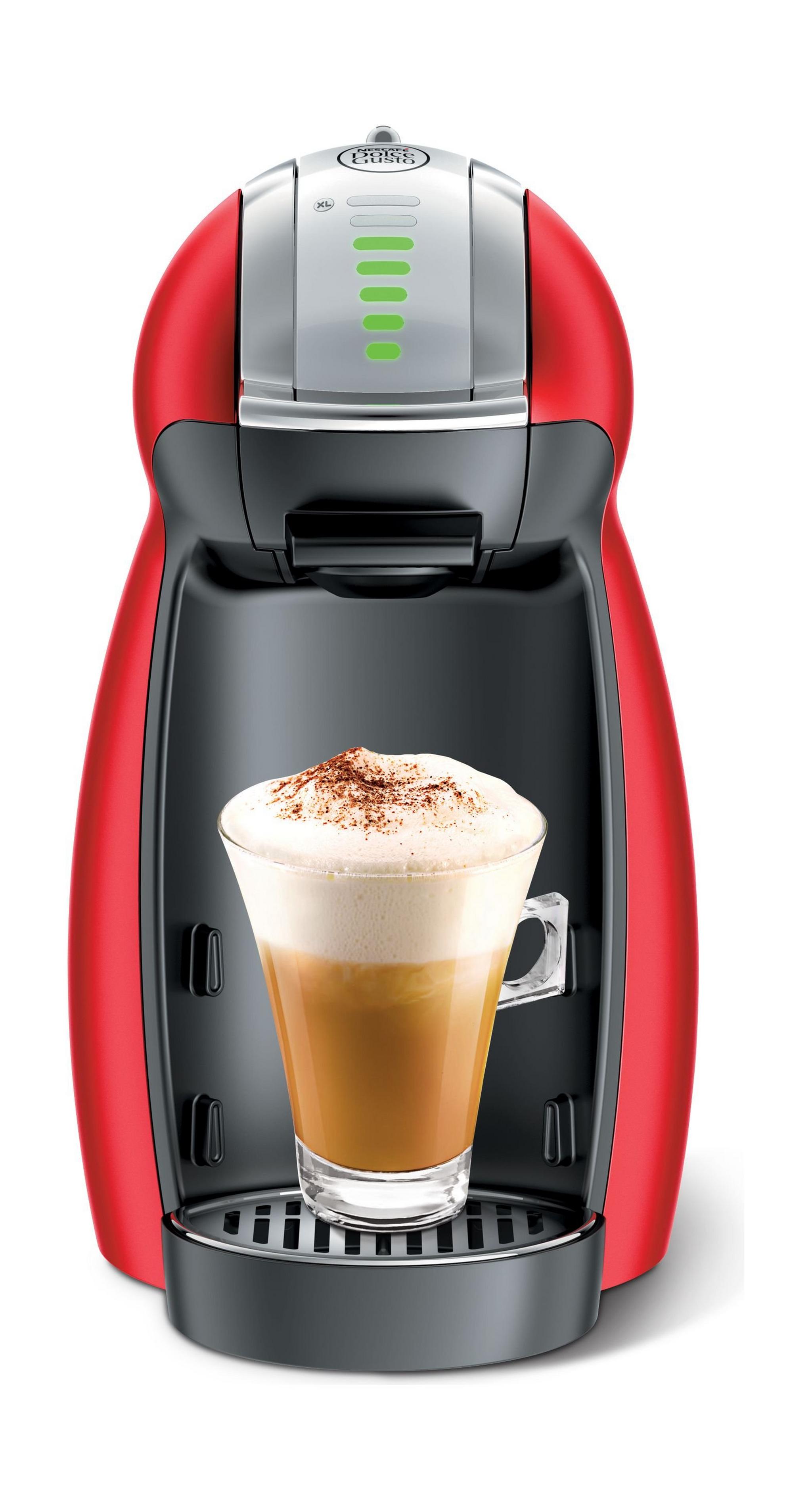 Dolce Gusto Nescafe Genio2 Coffee Maker  (Combo2x68Gxa) - Red