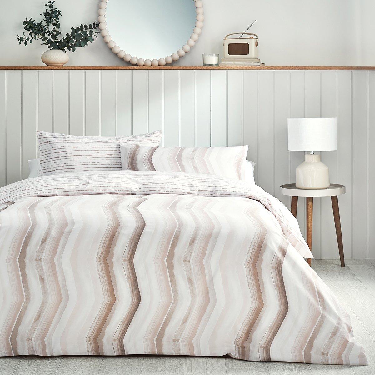 Dunes Printed 3Pcs Duvet Cover Set Beige 240X260 cm 