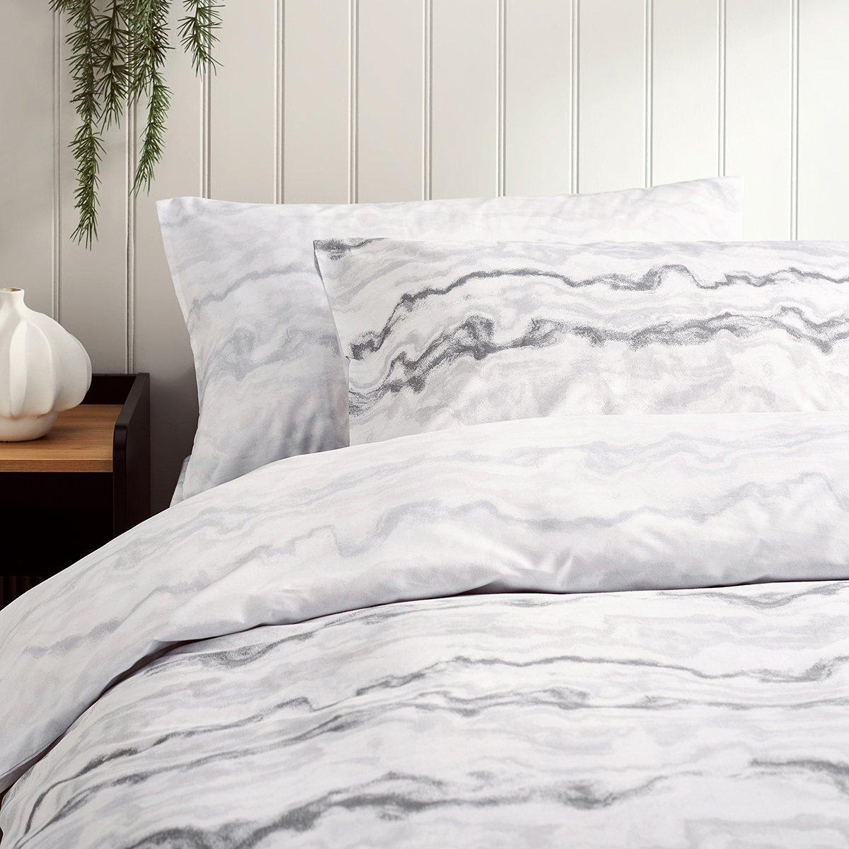 Zephyr Printed Pillowcase Grey 50X75 cm 