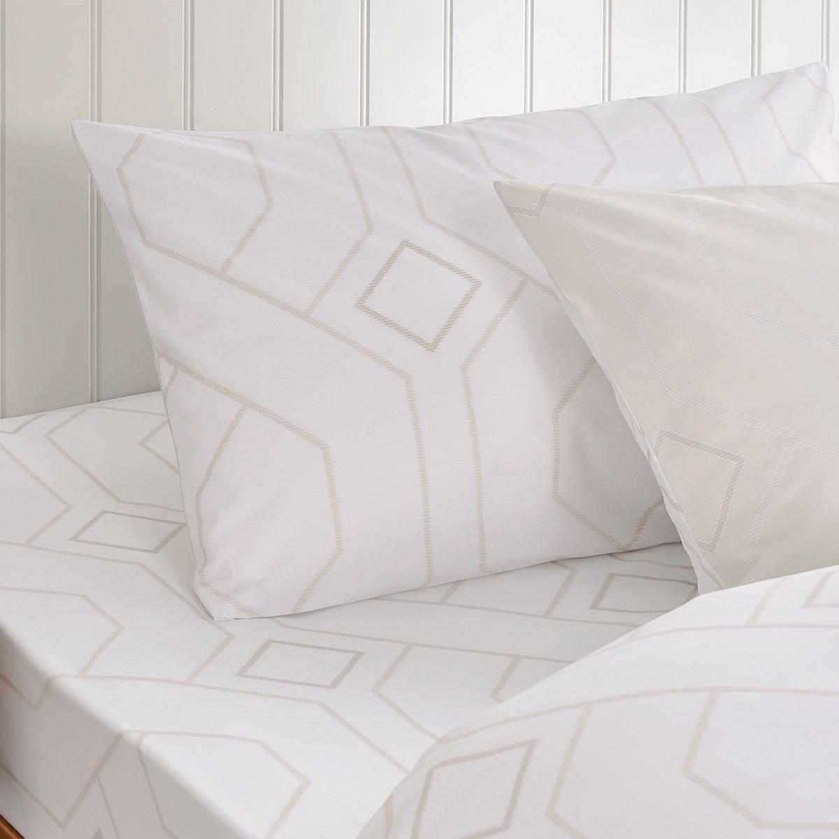 Trelis Printed Pillowcase Ecru 50X75 cm 
