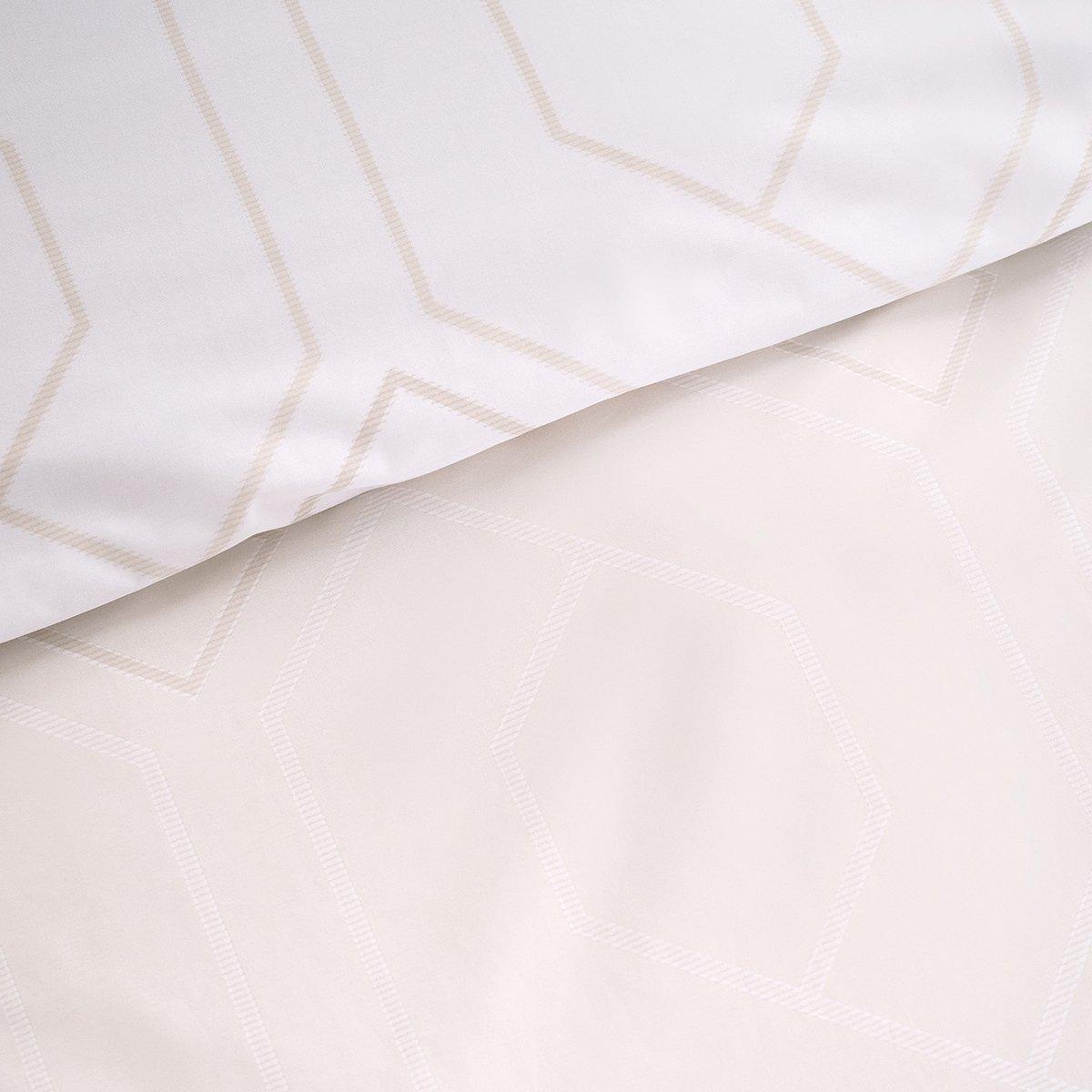 Trelis Printed 3Pcs Duvet Cover Set Ecru 240X260 cm 