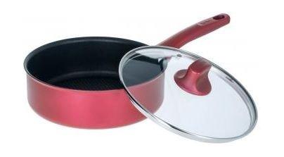 طنجرة كاراكتر مع غطاء من تيفال - ٢٤ سم – أحمر