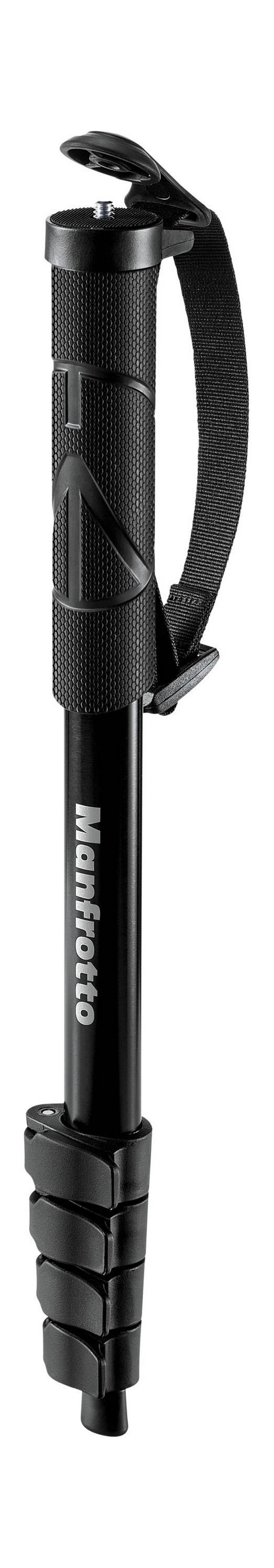 Manfrotto Compact 145.5cm Aluminum Monopod (MMCOMPACT-BK) - Black