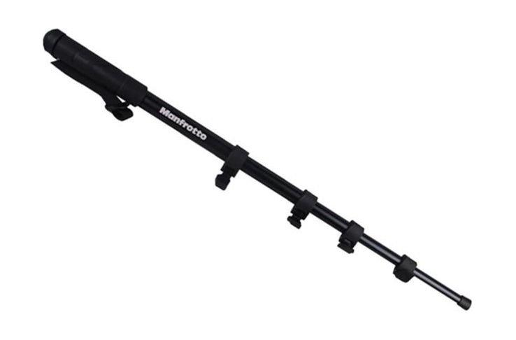 حامل كاميرا أحادي مدمج مصنوع من الألومنيوم من مانفروتو – ارتفاع ١٤٥.٥ سم – أسود (MMCOMPACT-BK)