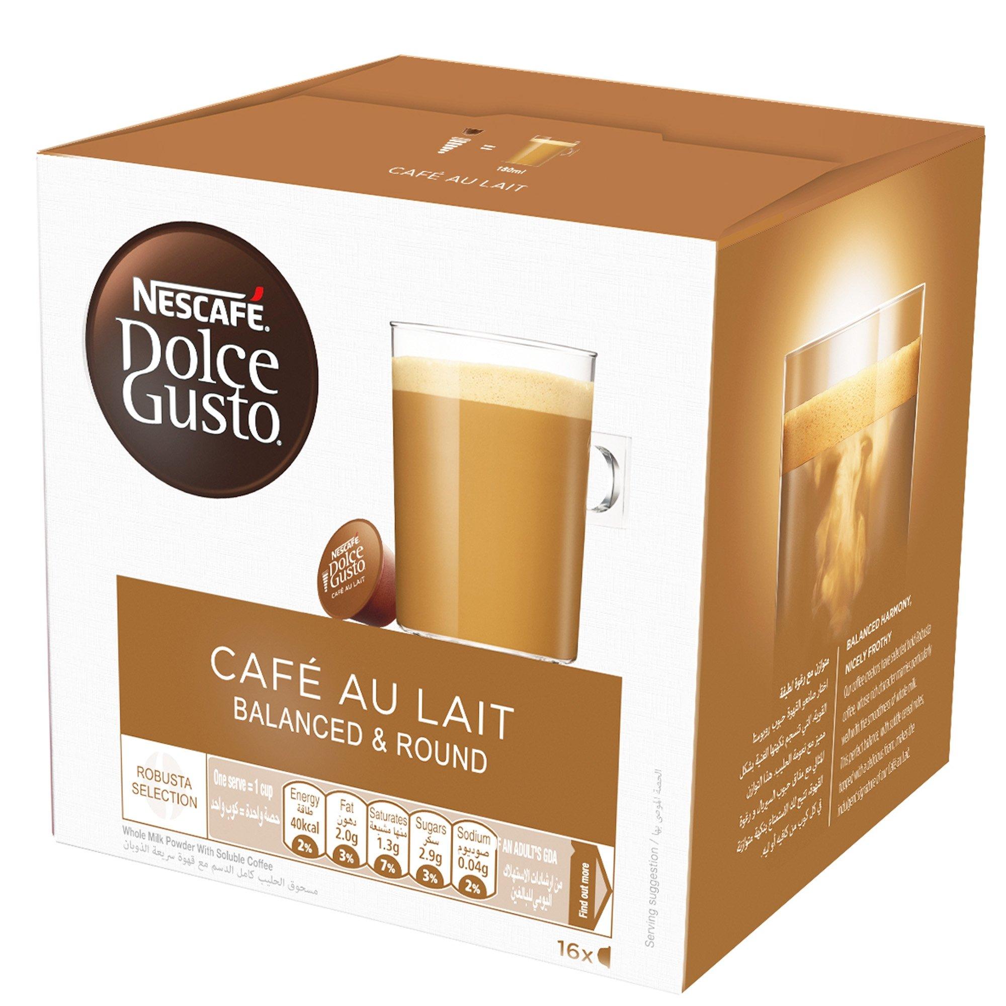 Dolce Gusto Nescafe Cafe Au Lait - Coffee Pods