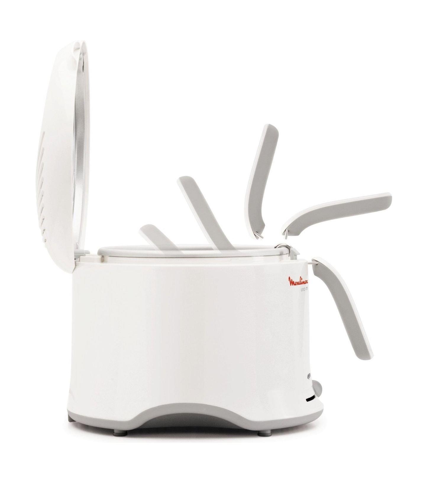Moulinex 1kg 1.8L Uno Classic M Deep Fryer (AF1231) White Price in