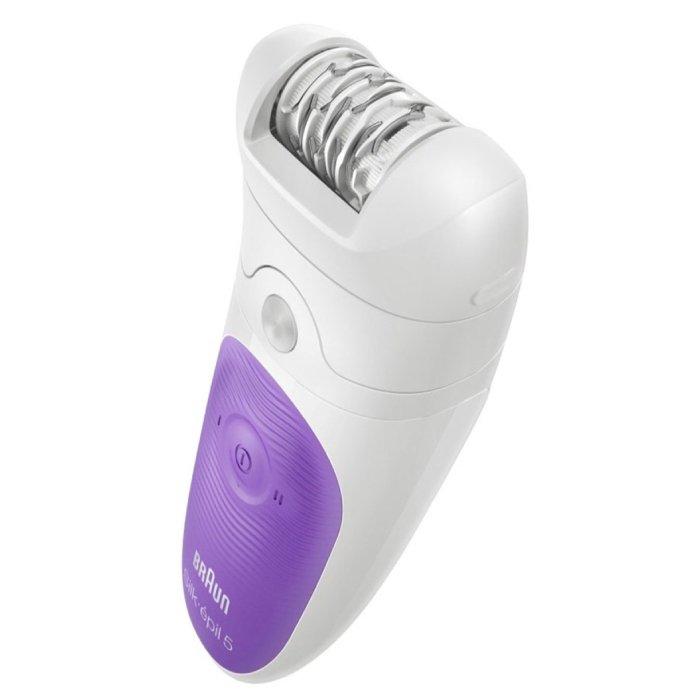 Braun Wet & Dry Silk-épil 5 Epilator (SE 5541) – Purple / White