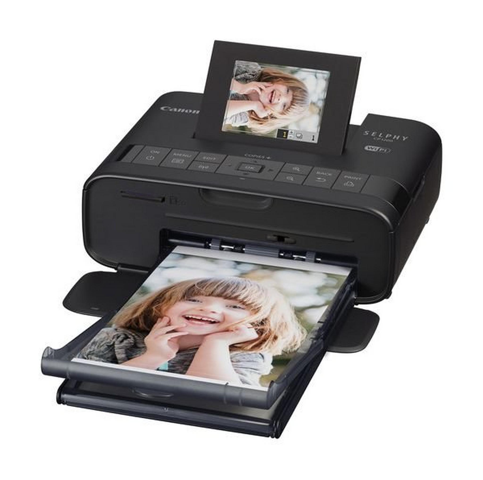 Canon SELPHY Wireless Compact Photo Printer (CP1200) – Black