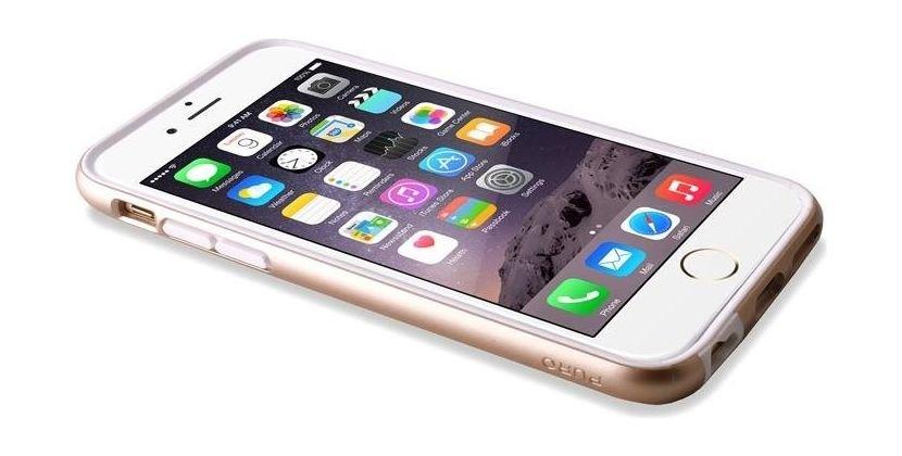 Puro 4.7-inch Metallic Bumper Frame for iPhone 6 / 6s – Gold