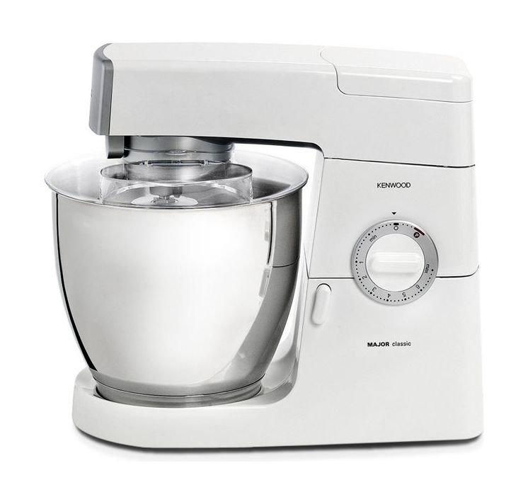 ماكينة المطبخ الكلاسيكية ماجور سعة ٦.٧ لتر وقوة ٩٠٠ واط من كينوود – أبيض مع فضي (KM636/002)