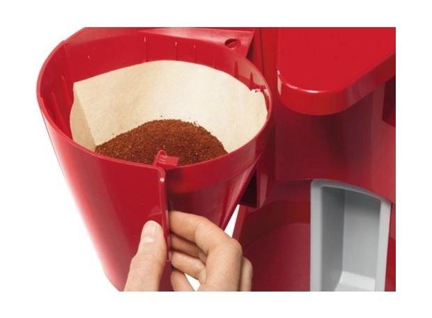 Bosch Filter CompactClass Extra Coffee Machine, 1100W, 1.25 L, TKA3A034GB – Red