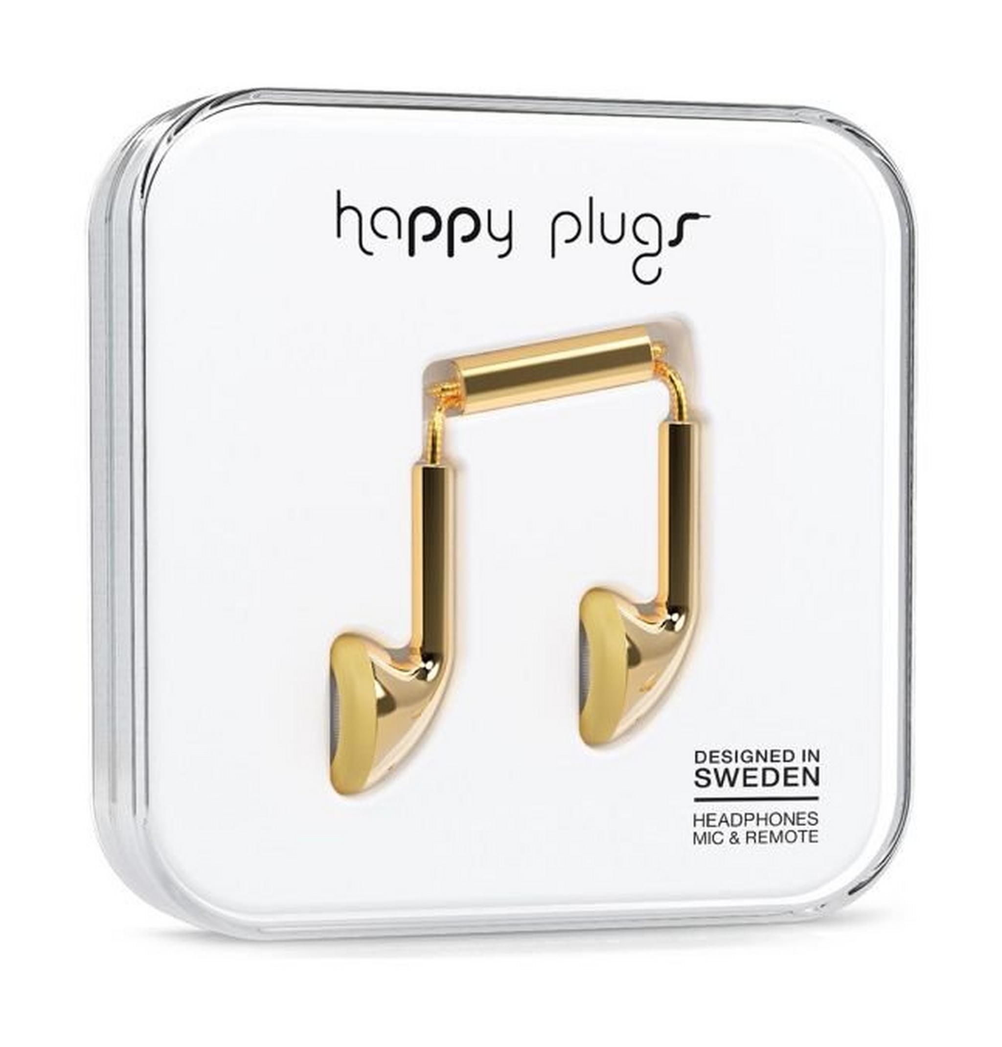 Happy Plugs Earbud Earphones – Gold