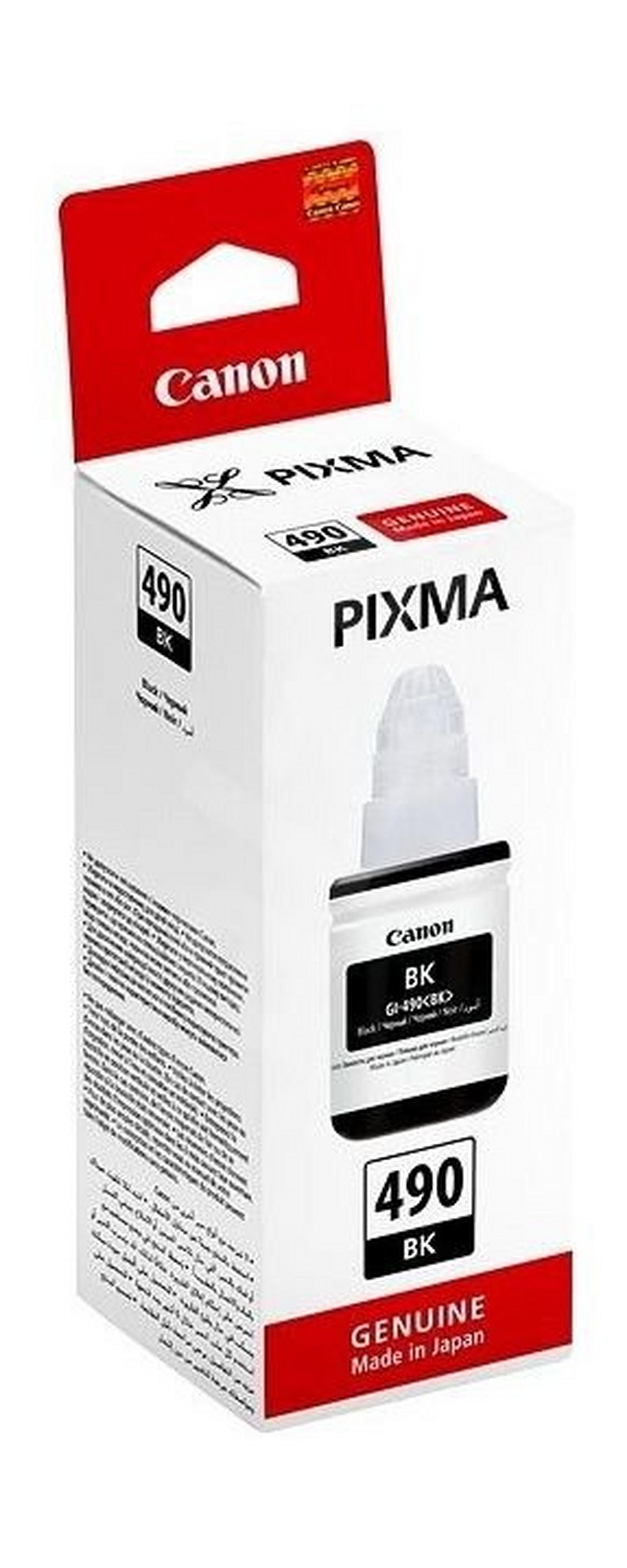 Canon GI-490 135ml Ink Bottle For Inkjet Printing (0663C001AA)- Black