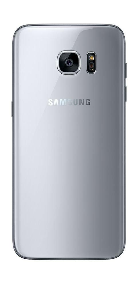 سامسونج جالاكسي إس ٧ إيدج - ٣٢ جيجابايت - ١٢ ميجابكسل - ٤جي إل تي إي - ٥.٥ بوصة - يدعم خطين مع شاحن - فضي