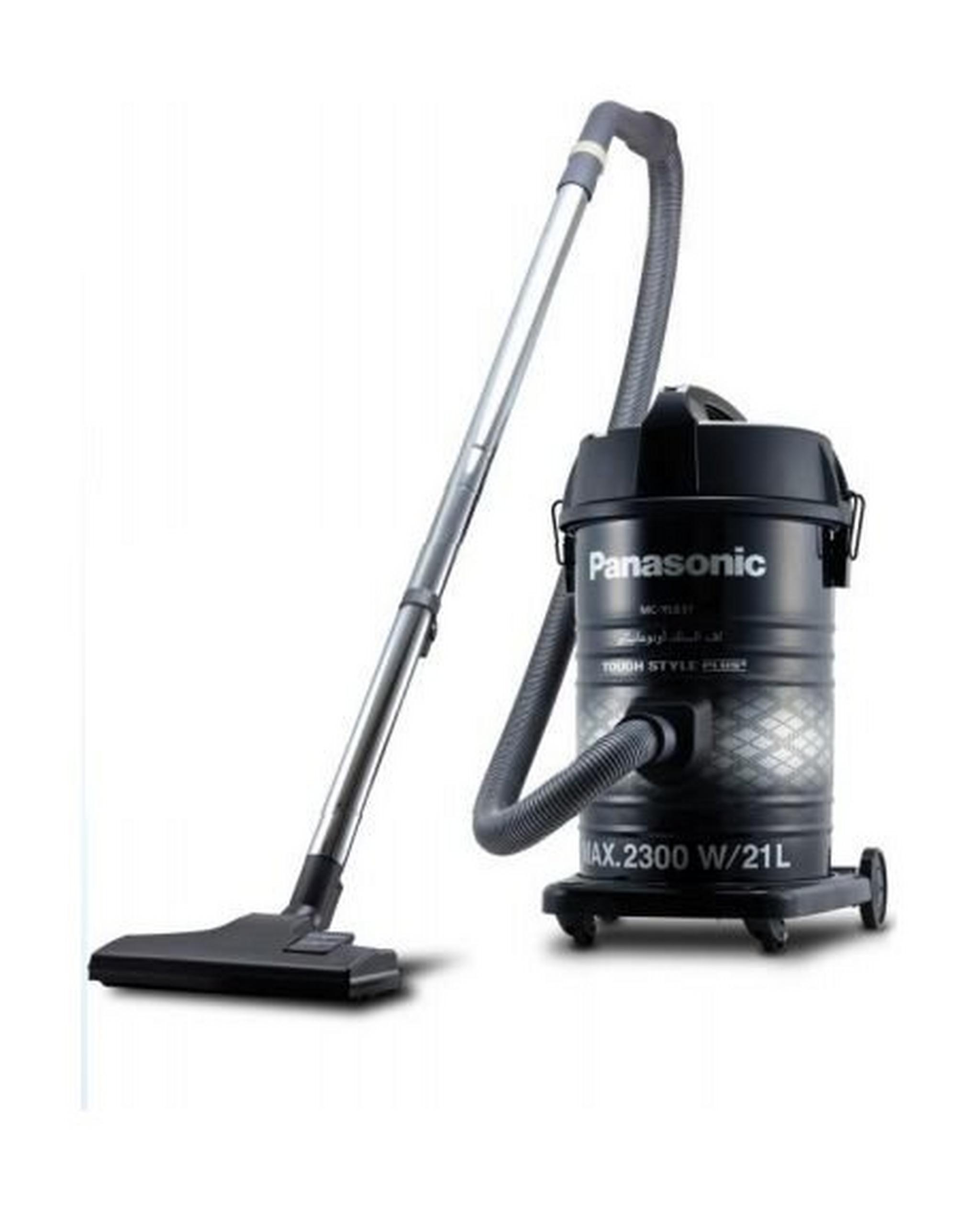 Panasonic 2300W 21L Drum Bagless Vacuum Cleaner (MC-YL637S747) – Black