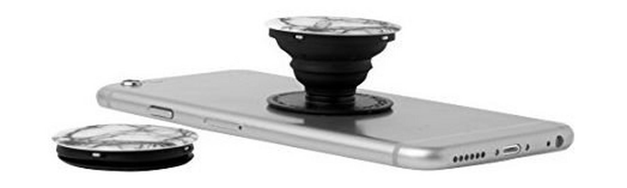 PopSocket Expanding Stand and Grip for Smartphones and Tablets – White Marble