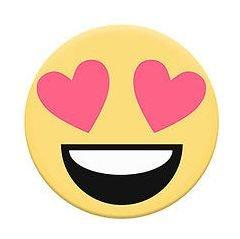 PopSocket Expanding Stand and Grip for Smartphones and Tablets – Hearts Emoji