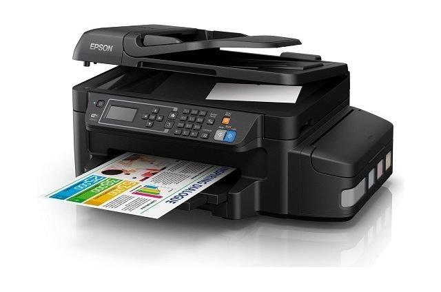 Epson L655 4-in-1 Inkjet Ink Tank System Wireless Colour Printer - Black