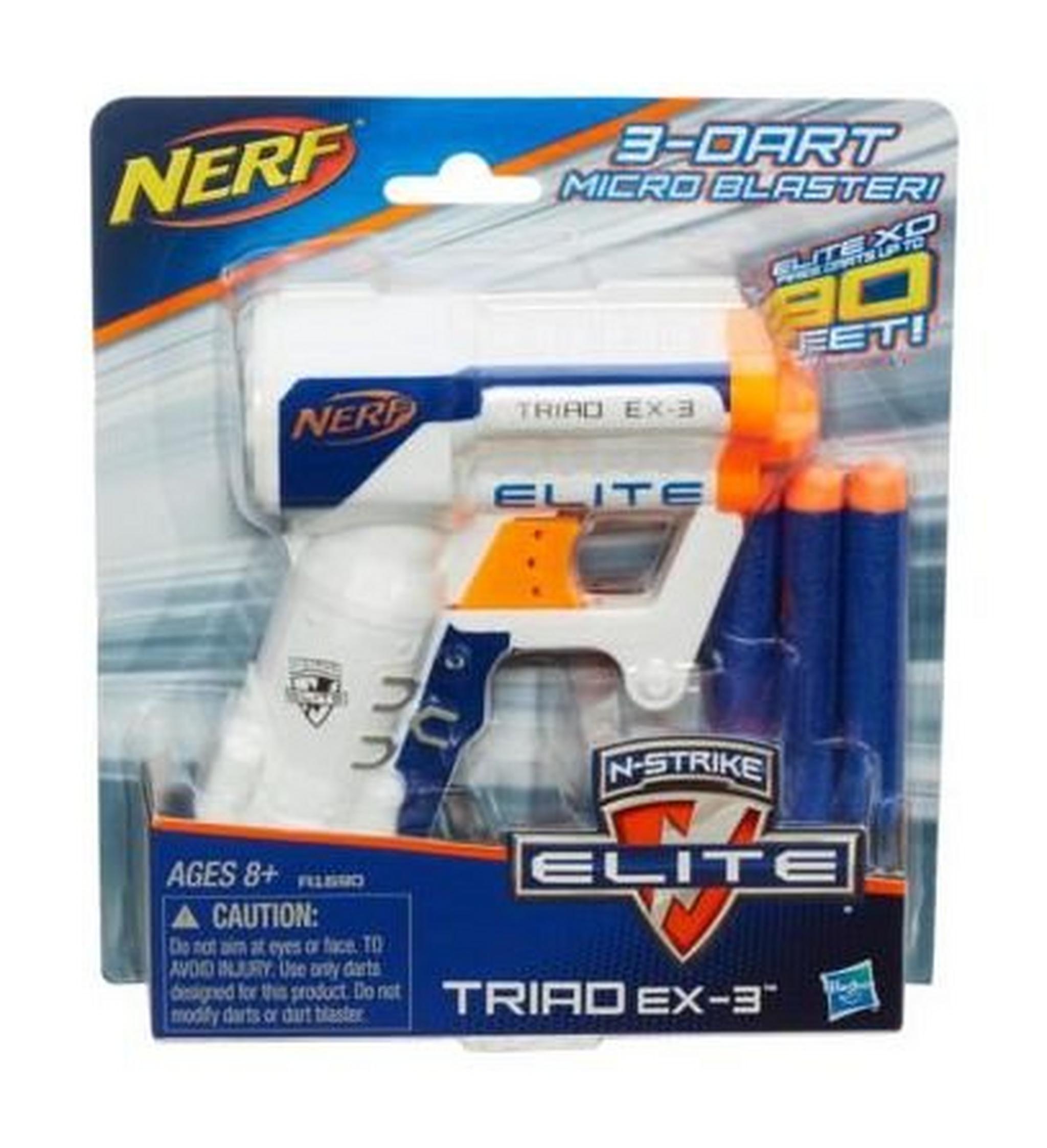 Hasbro Nerf Elite Triad EX3 Blaster