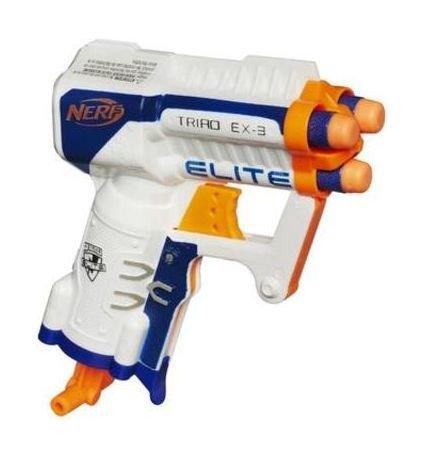 لعبة مسدس نيرف إليت الثلاثي من هاسبرو