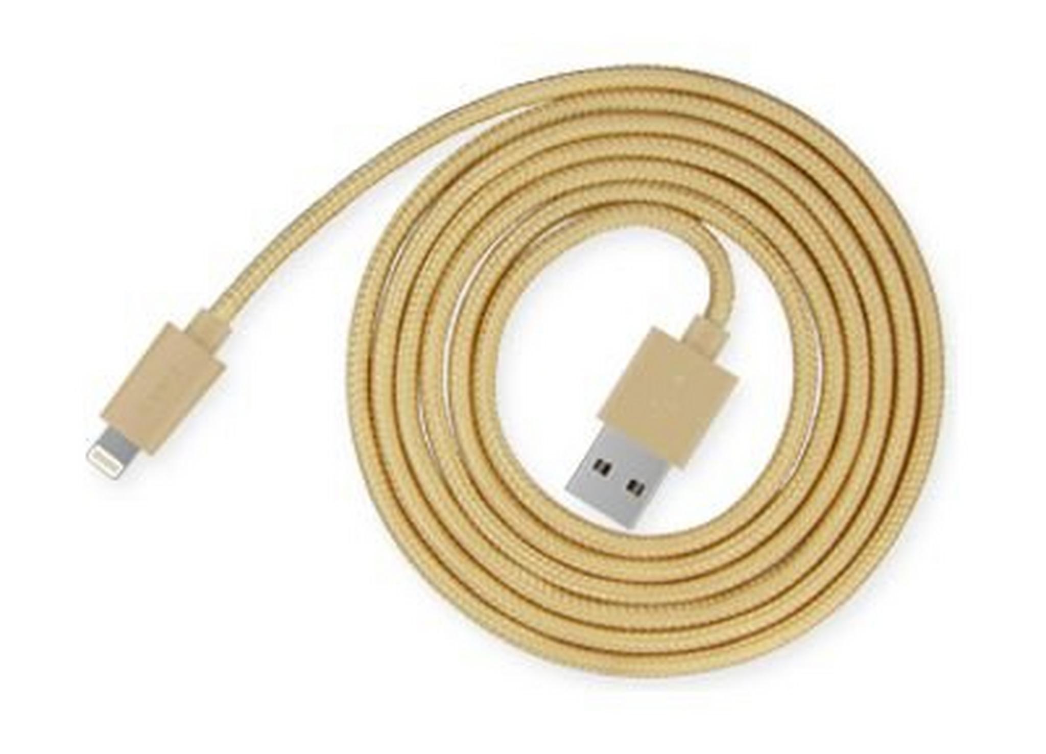 PQI Zikko Braided USB to Lightning Cable 5-meters - Gold