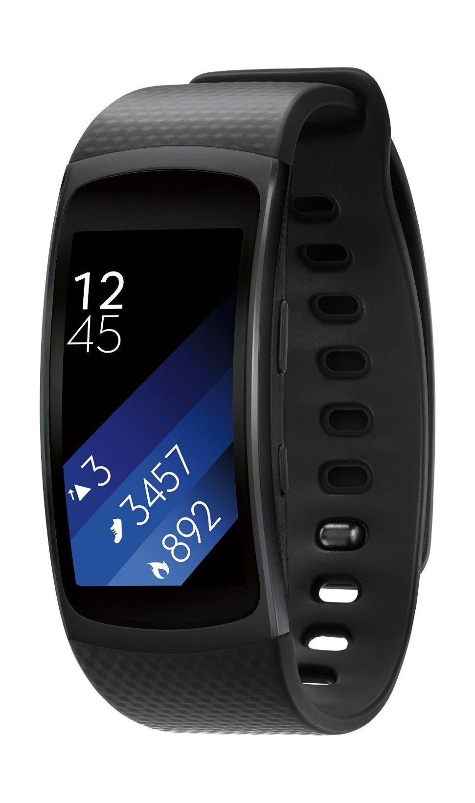 Samsung Gear Fit 2 Fitness Tracker (Small) – Dark Grey