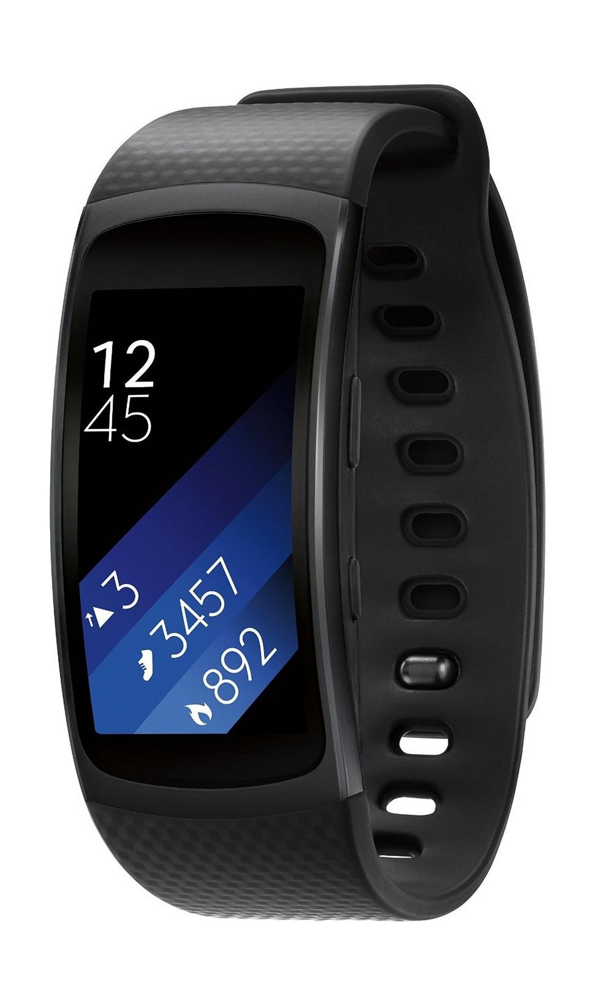 Samsung Gear Fit 2 Fitness Tracker (Small) – Dark Grey
