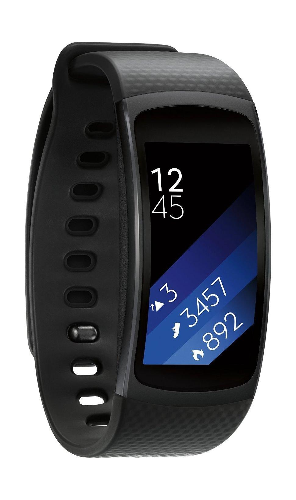 Samsung Gear Fit 2 Fitness Tracker (Small) – Dark Grey