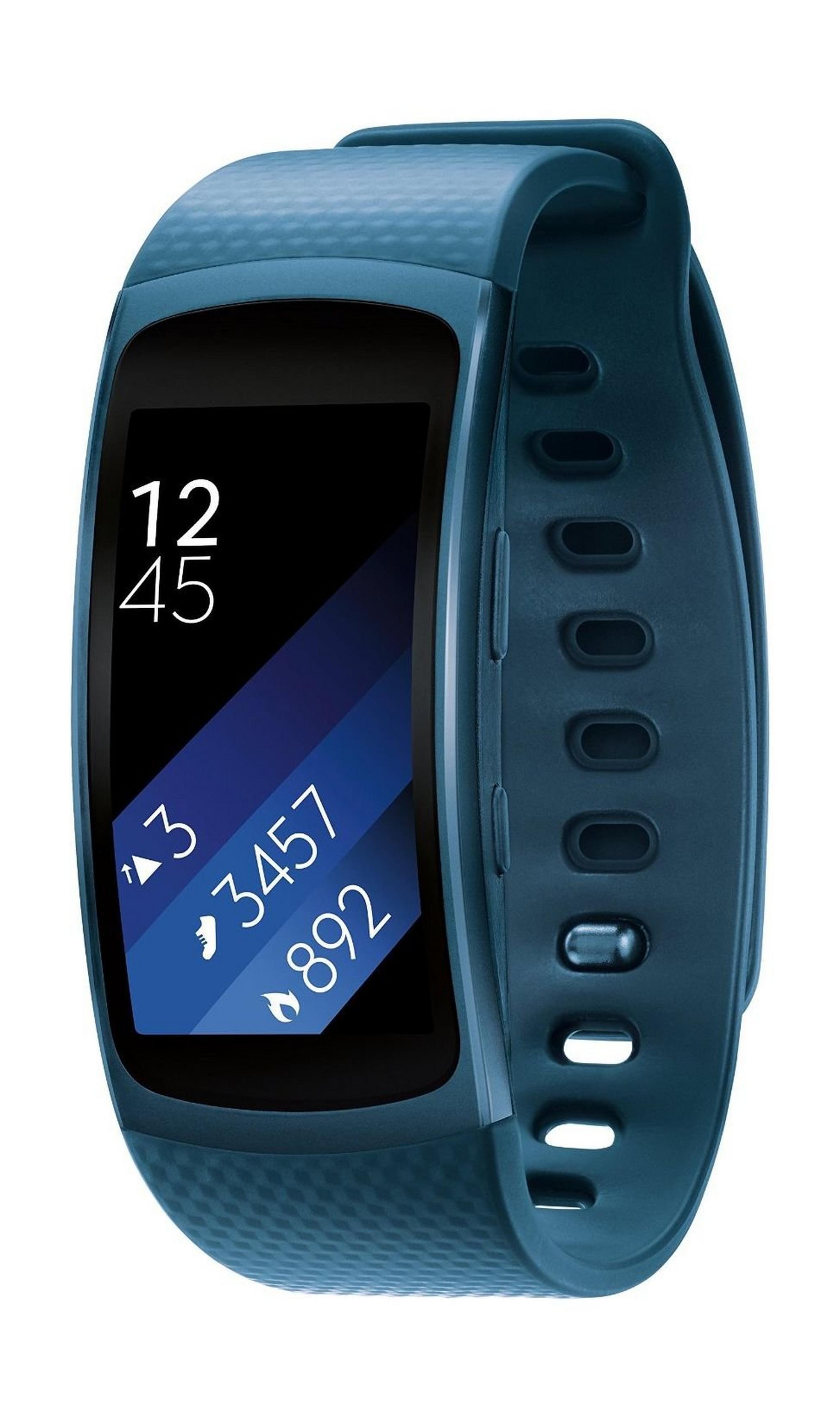 Samsung Gear Fit 2 Fitness Tracker (Large) – Blue