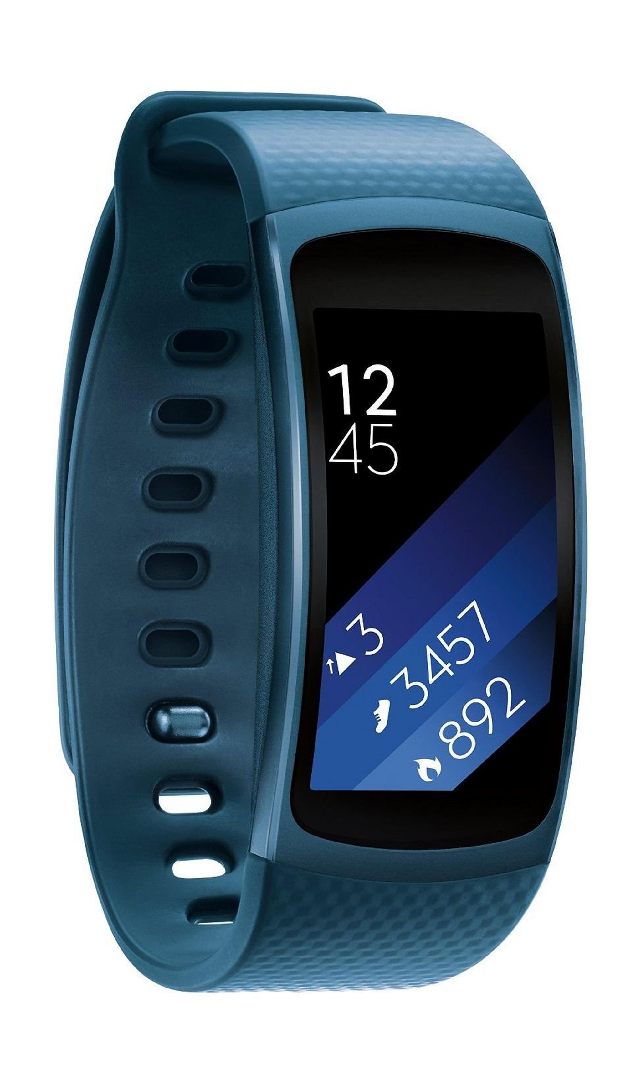 Samsung Gear Fit 2 Fitness Tracker (Large) – Blue