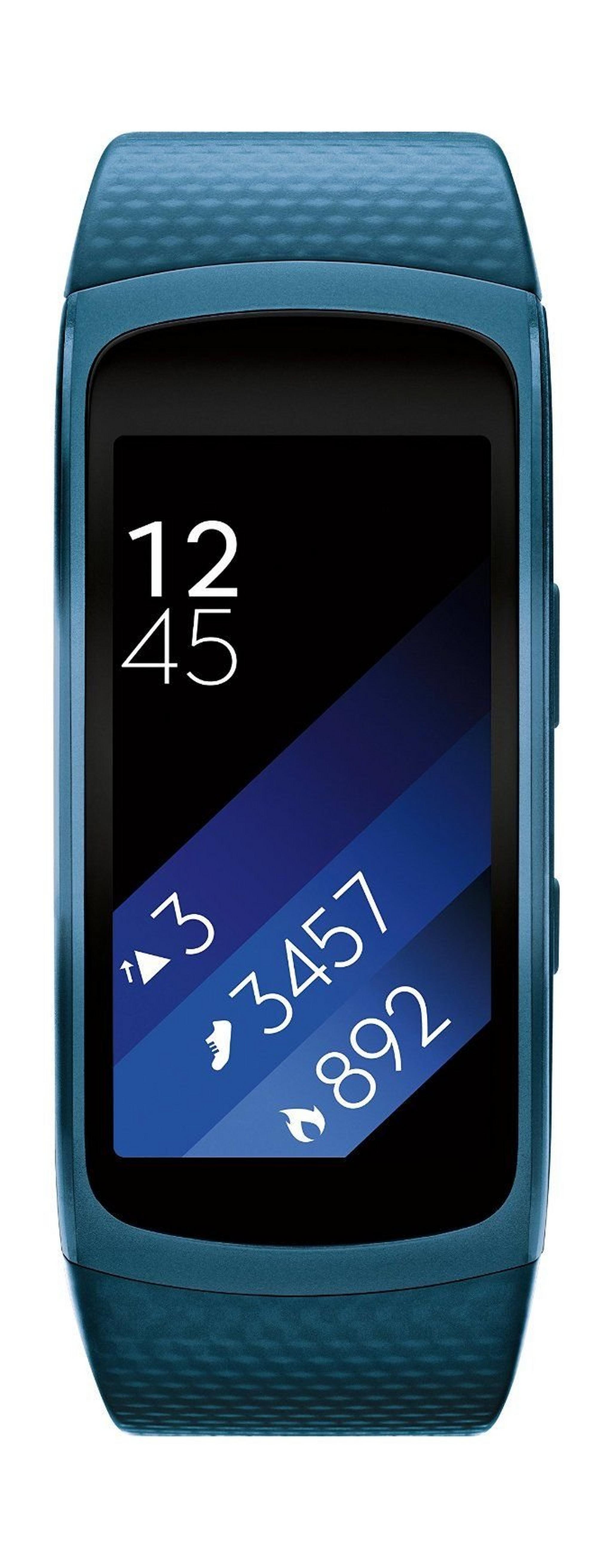 Samsung Gear Fit 2 Fitness Tracker (Small) – Blue